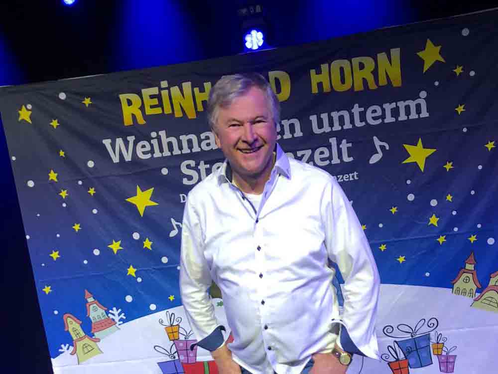 Lippstadt, Weihnachten unterm Sternenzelt von und mit Reinhard Horn, der Kinderliedermacher lädt zu 2 Familienkonzerten ein, 20. und 21. Dezember 2022