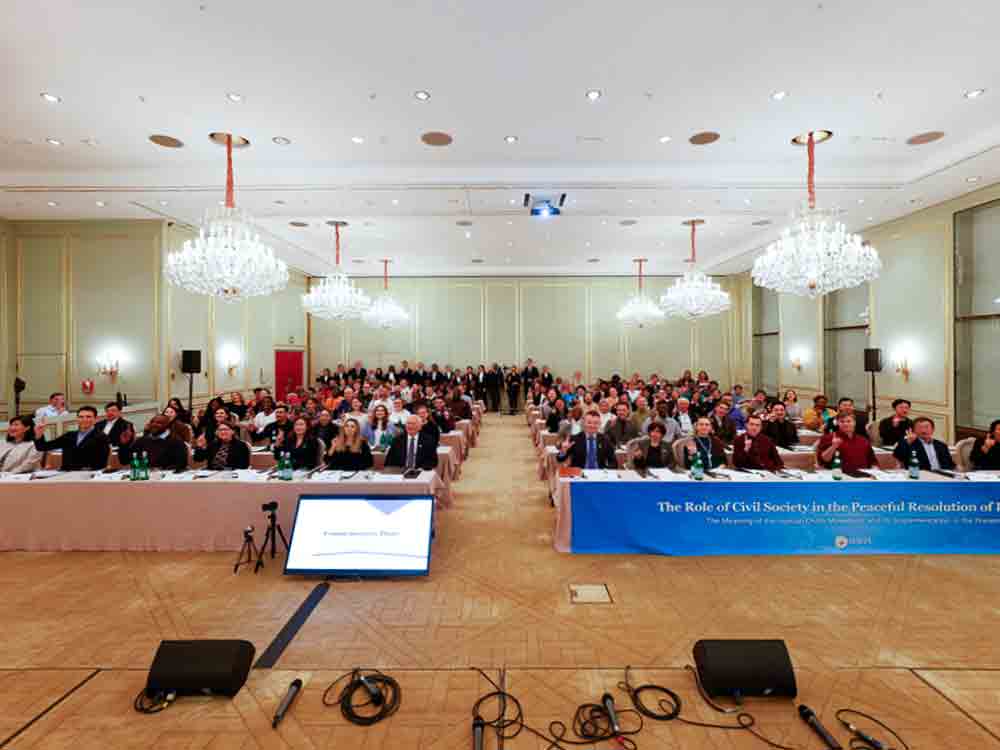 Konferenz in Berlin zur friedlichen Lösung von Konflikten, 25. November 2022