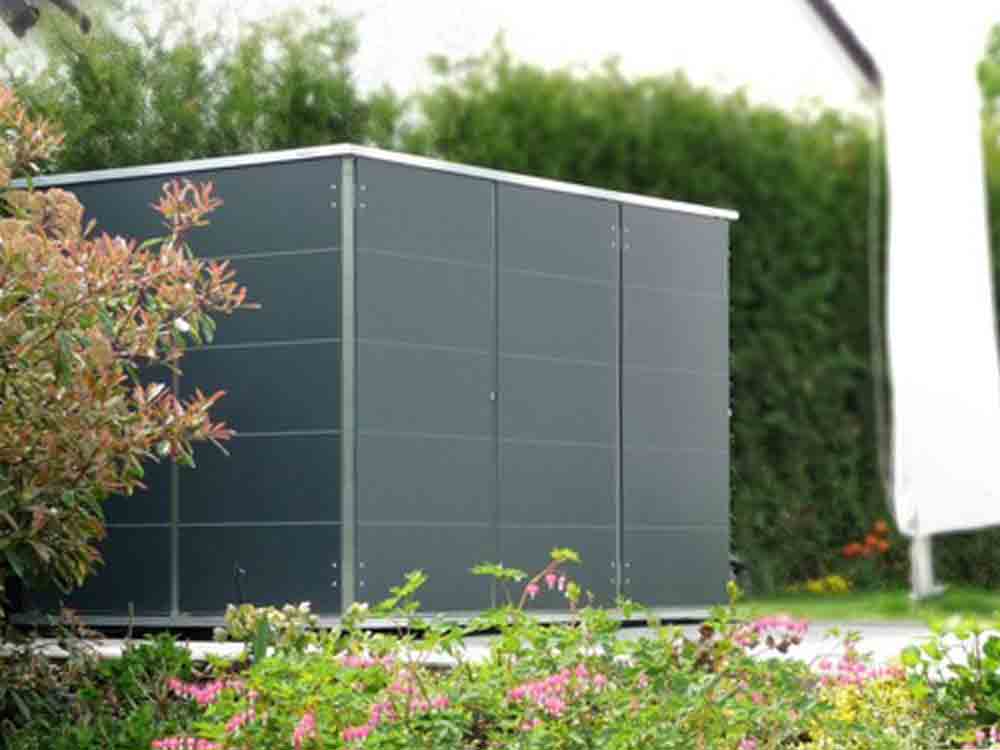 Stylische Gartenschränke mit Mehrwert, modulare Design Gartenschränke mit patentiertem Stauraum Konzept von Garten [Q]
