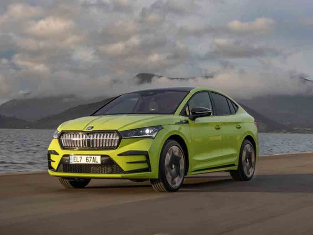 Škoda Enyaq Coupé RS iV erzielt Topergebnis beim ADAC Autotest