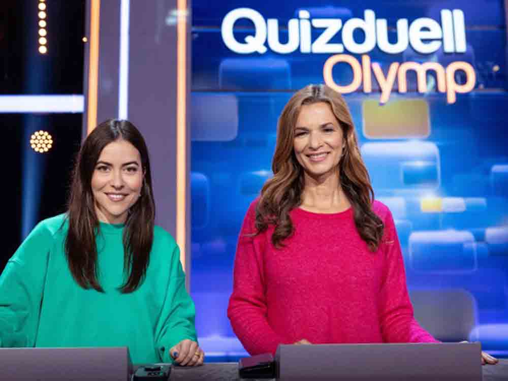 ARD Nachrichten Team gegen Quizduell Olymp: Aline Abboud und Julia Niharika Sen zu Gast bei Esther Sedlaczek am Freitag, 30. Dezember 2022, um 18.50 Uhr im Ersten