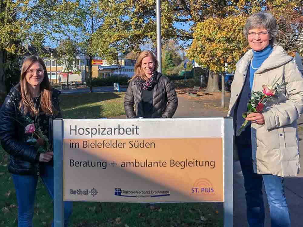 Ehrenamtlich auf dem letzten Weg begleiten, rund 90 Menschen engagieren sich in ihrer Freizeit in der Hospizarbeit im Bielefelder Süden