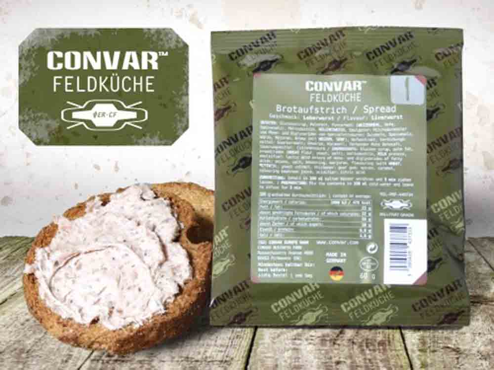 Lecker und praktisch: Brotaufstrich »zum Aufgießen«, Convar Foods