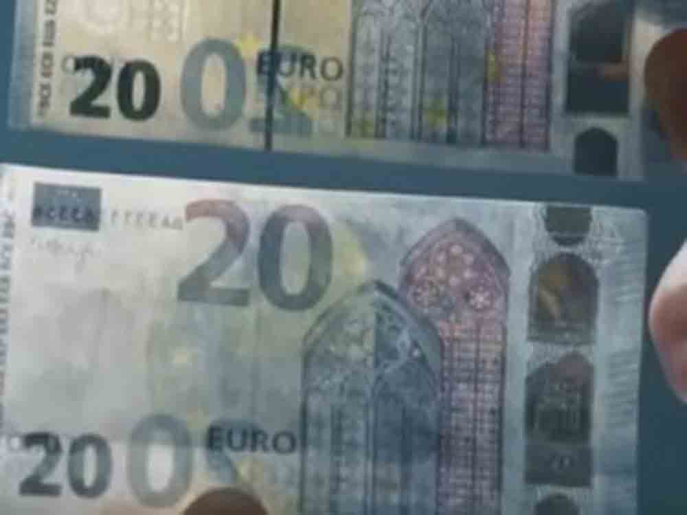 2022 wieder mehr Falschgeld in Deutschland, laut Bundesbank wurden 44.100 Fake Euro Banknoten im Nennwert von 2,7 Millionen Euro eingezogen