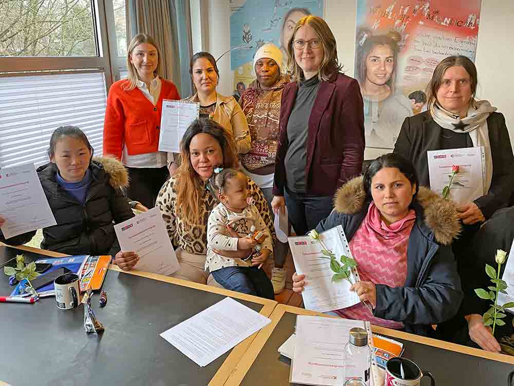 Kreis Gütersloh, Sprachwerkstatt für Frauen, Deutsch lernen mit Kinderbetreuung