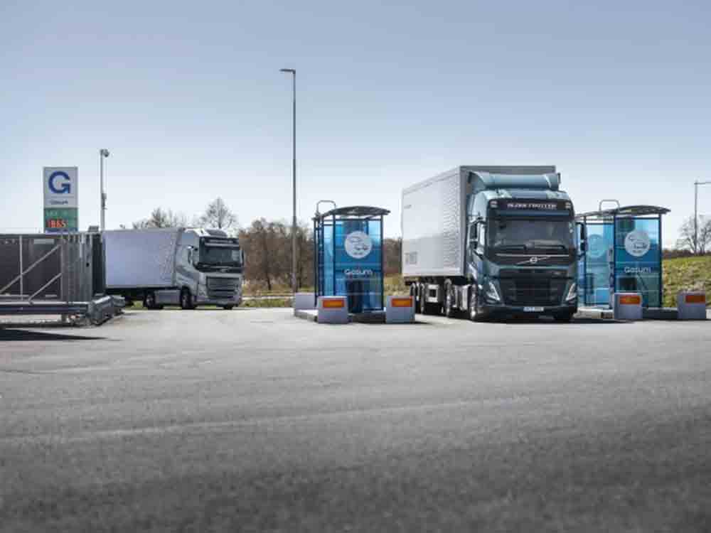 Volvo bringt leistungsstarken Biogas Lkw für die Langstrecke auf den Markt