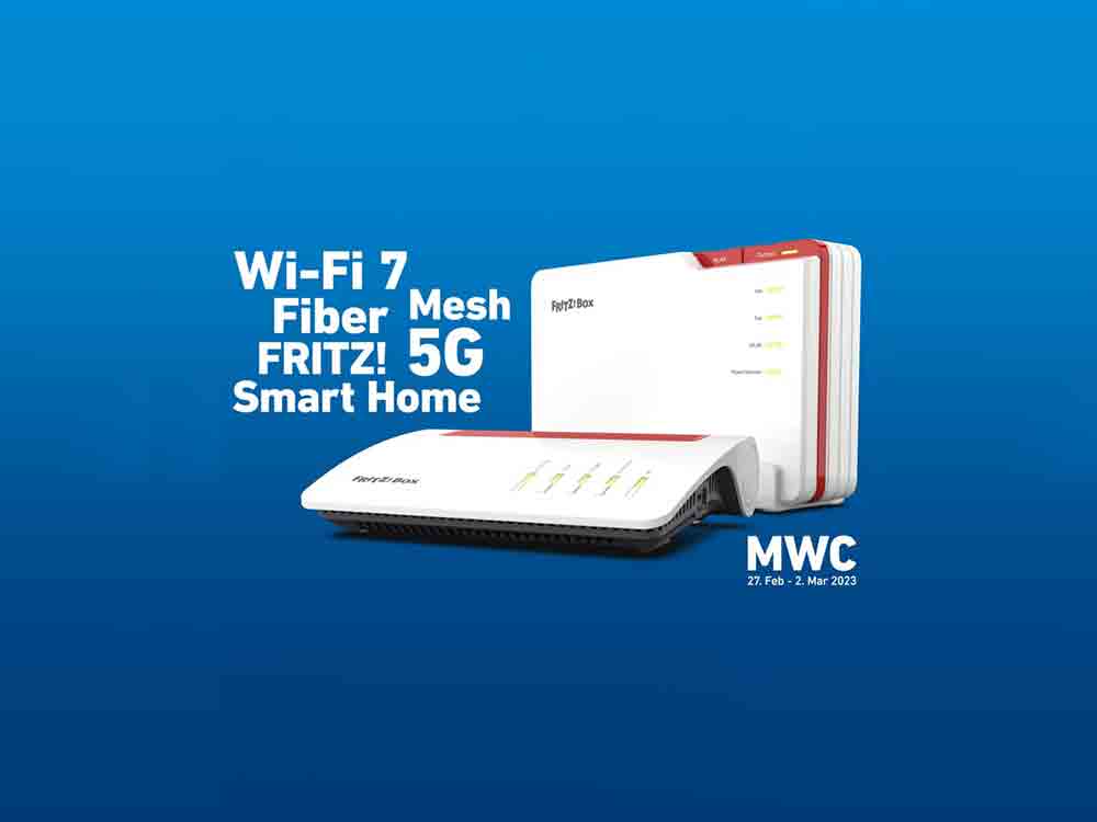 Fritz! Innovationen für die schnelle Breitbandzukunft: Neue Fritz Produkte für Glasfaser und DSL mit Wi Fi 7, für Triband Mesh, 5G und Smart Home