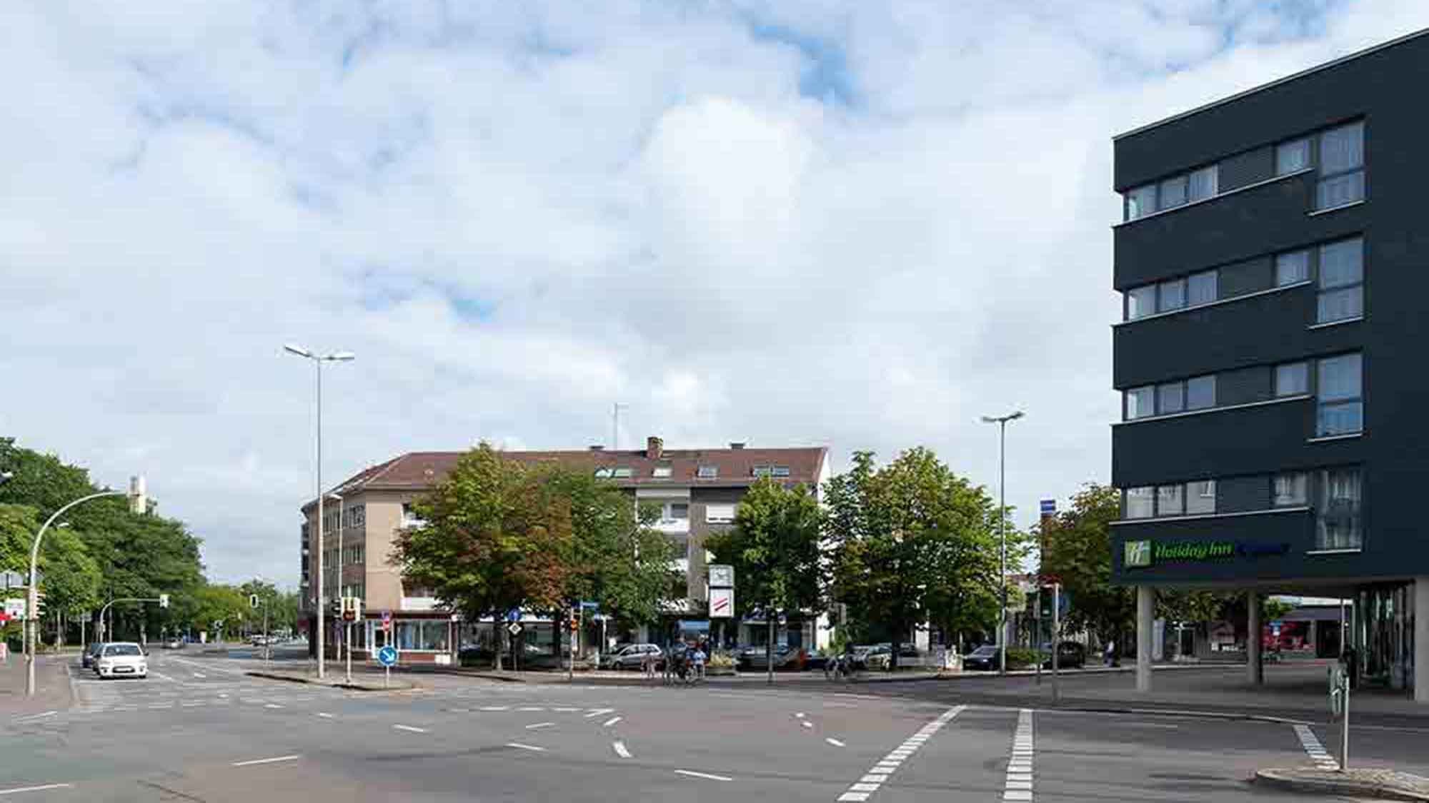 Büskerplatz, der 2. Dreiecksplatz in Gütersloh