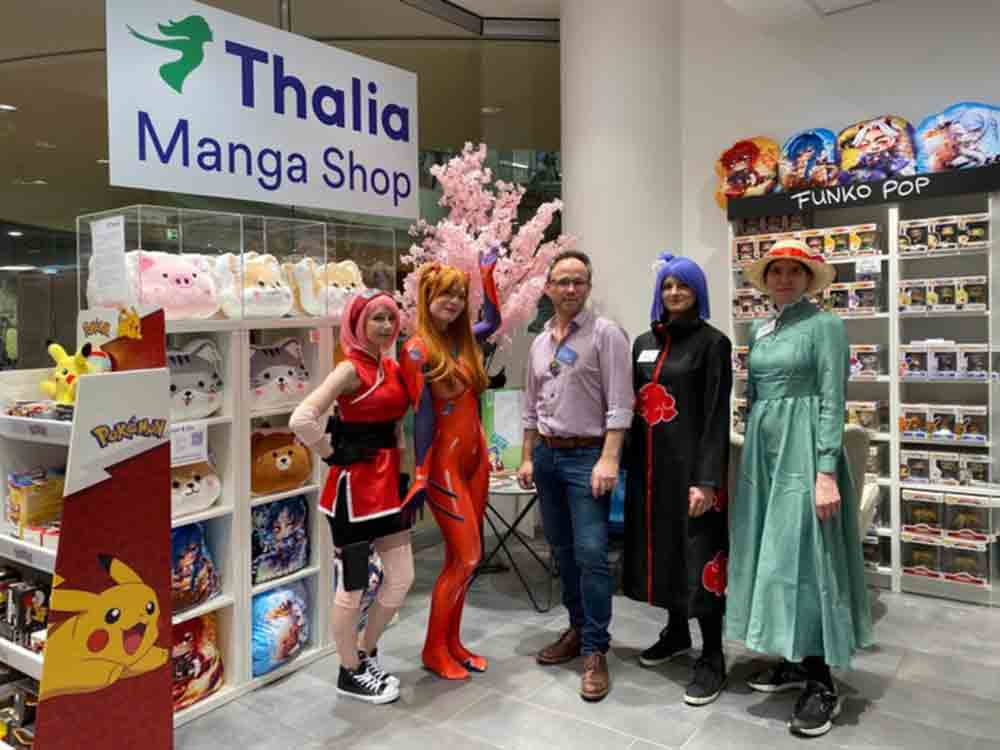 Manga Liebe in Leuna: Thalia eröffnet Pop up Store im Einkaufszentrum Nova