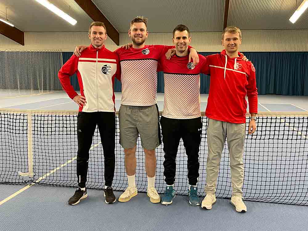 Weiterer Erfolg beim Tennisclub Rot Weiß Gütersloh, 1. Herrenmannschaft steigt souverän in die Westfalenliga auf