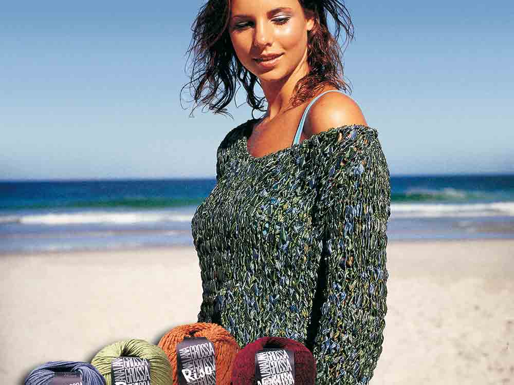 Anzeige: Gütersloh, die neuen Woll Trends bei Filati, exotisch, pur, romantisch, Februar 2003