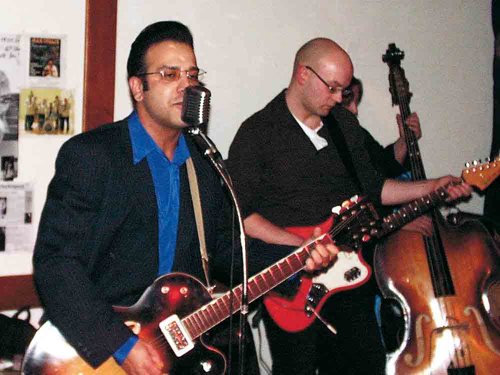 Gütersloh, The Hipshooters im Saxofon Blueskeller, Februar 2003