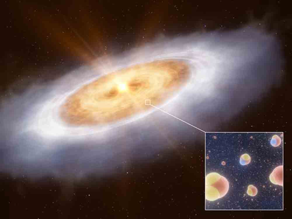 Astronomen finden das fehlende Bindeglied für Wasser im Sonnensystem, Max Planck Institut für Astronomie