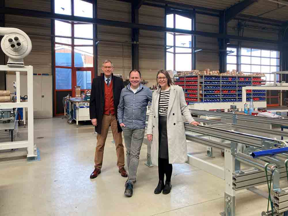 Neues Patent und anerkannter Ausbildungsbetrieb, Michelis Sondermaschinenbau, Rheda Wiedenbrück
