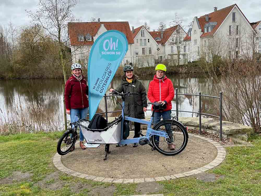 Mobilitätsstrategie, Klimafreundliches E Lastenrad in Lintel,  Radfahrerfreunde Lintel, Kreis Gütersloh, Rheda Wiedenbrück