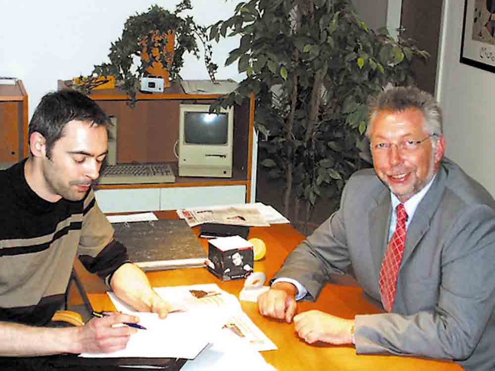 Klaus Brandner über Perspek­ti­ven und Chancen für Gütersloh, August 2002