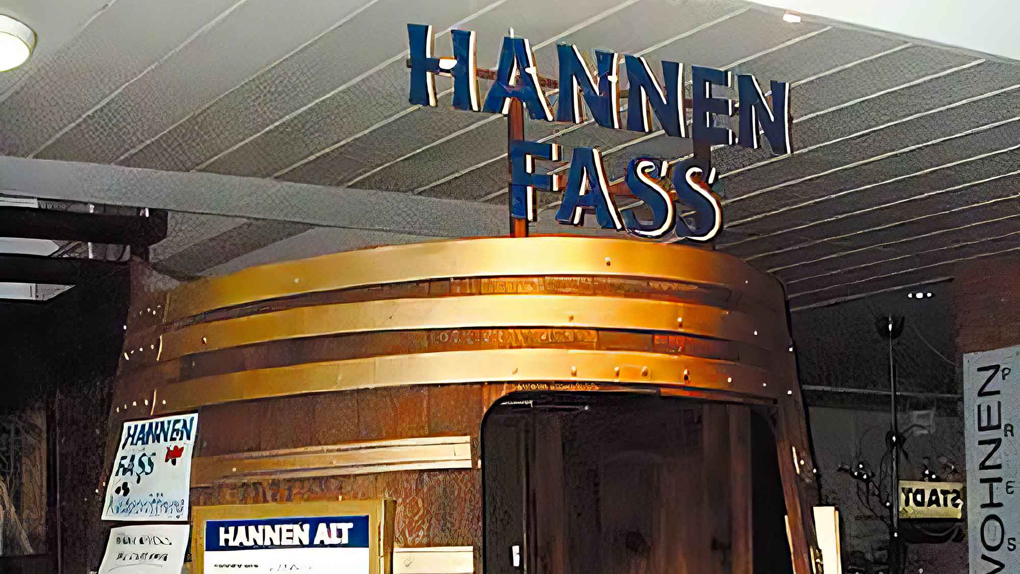 Anzeige: Hannen Fass: Wiedereröffnung nach Umbau 2001