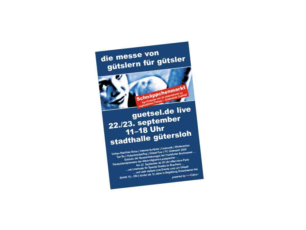 Gütsel Live, Messe in der Stadthalle Gütersloh, 22. und 23. September 2001