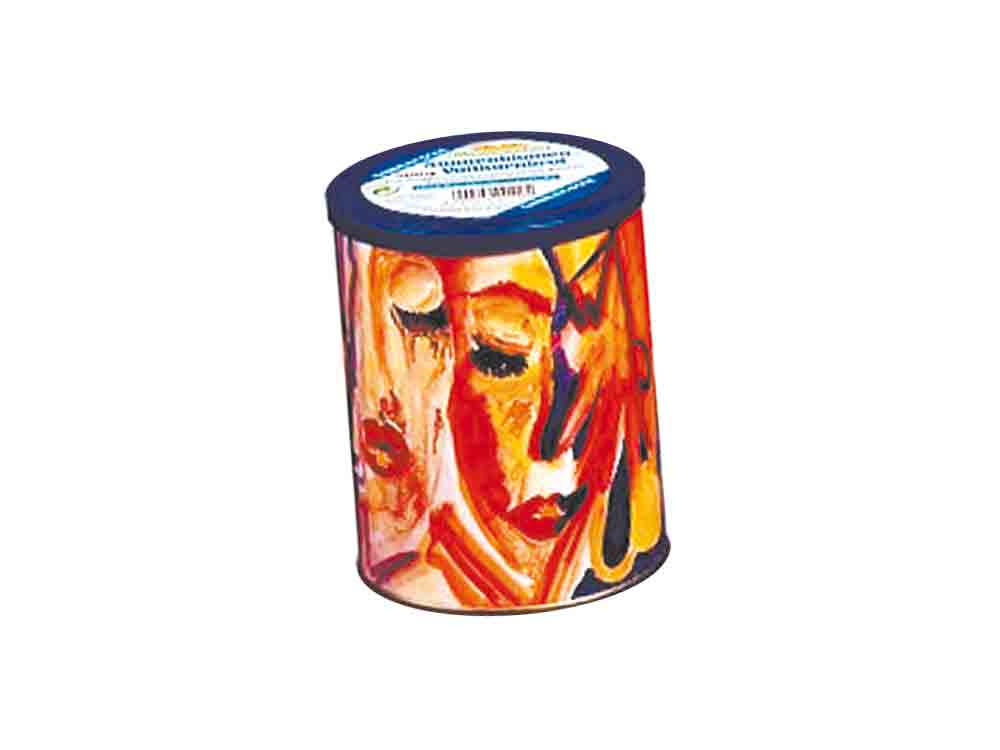 Anzeige: Neues Motiv auf der Brotdose, »Panem et Artes« 2001, Bäckerei Mestemacher