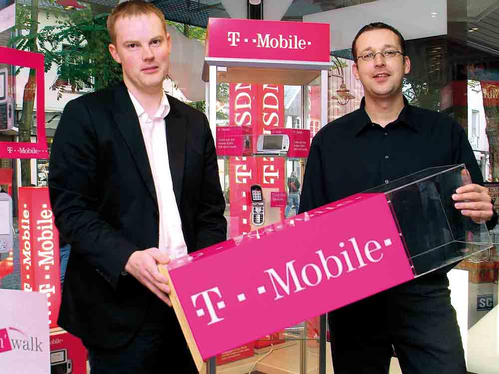 Anzeige: Neuer T Mobile Partner in Gütersloh, 2005