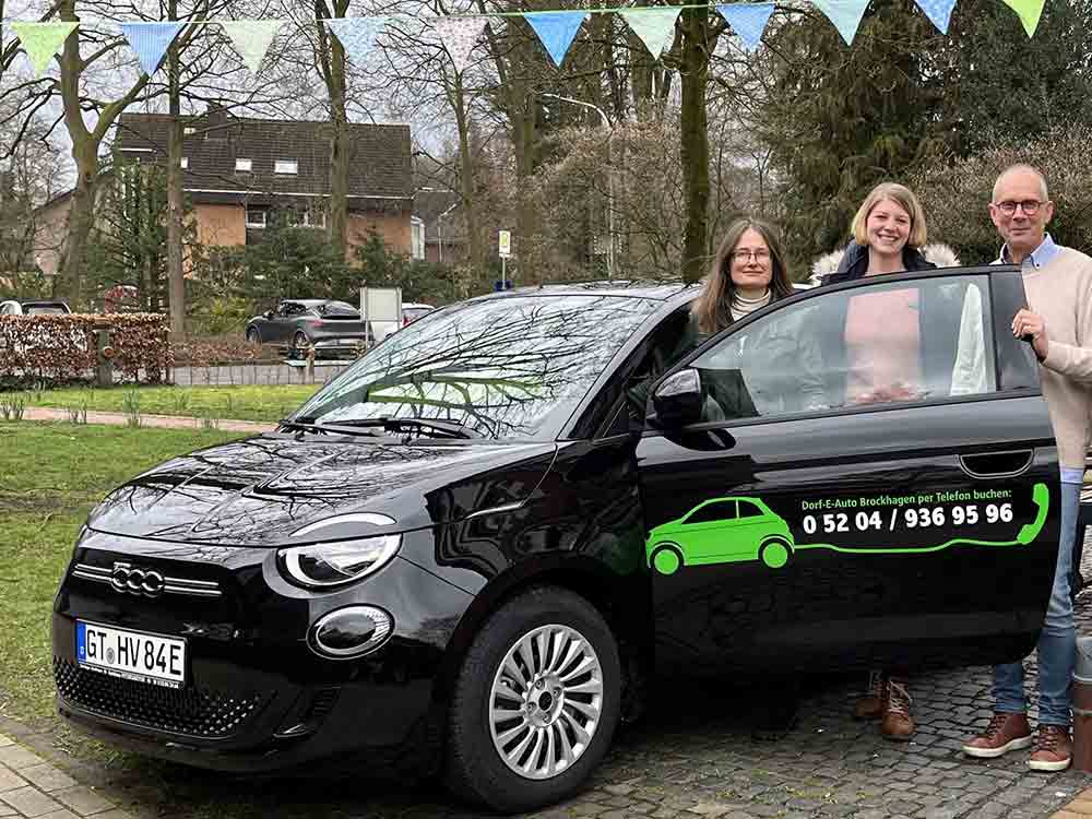 Mobilitätsstrategie im Kreis Gütersloh, neues Dorfauto in Brockhagen