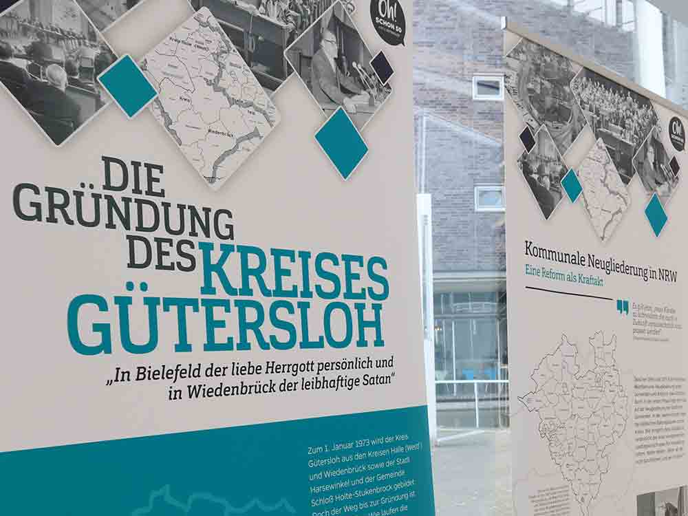 50 Jahre Kreis Gütersloh, Ausstellung und Broschüre zur Kreis Gründung
