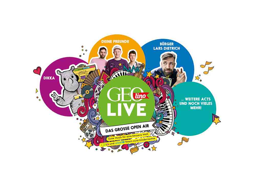 Ticketverkauf für Familienfestival Geolino Live am 27. August 2023 eröffnet