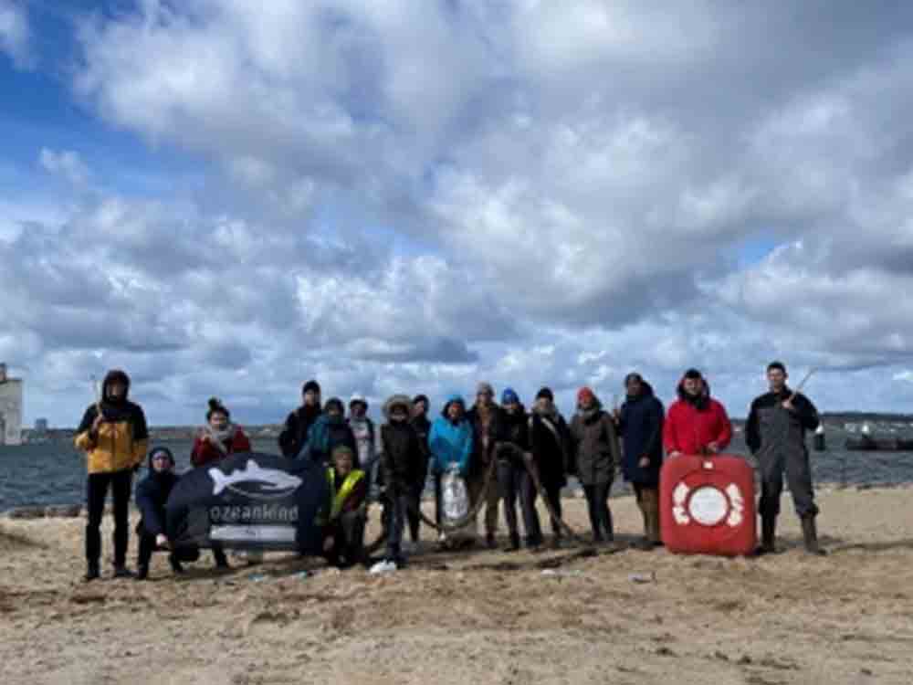 Kreisausschuss des Vogelsbergkreises, Vogelsberger KJP sammelt Müll am Ostseestrand