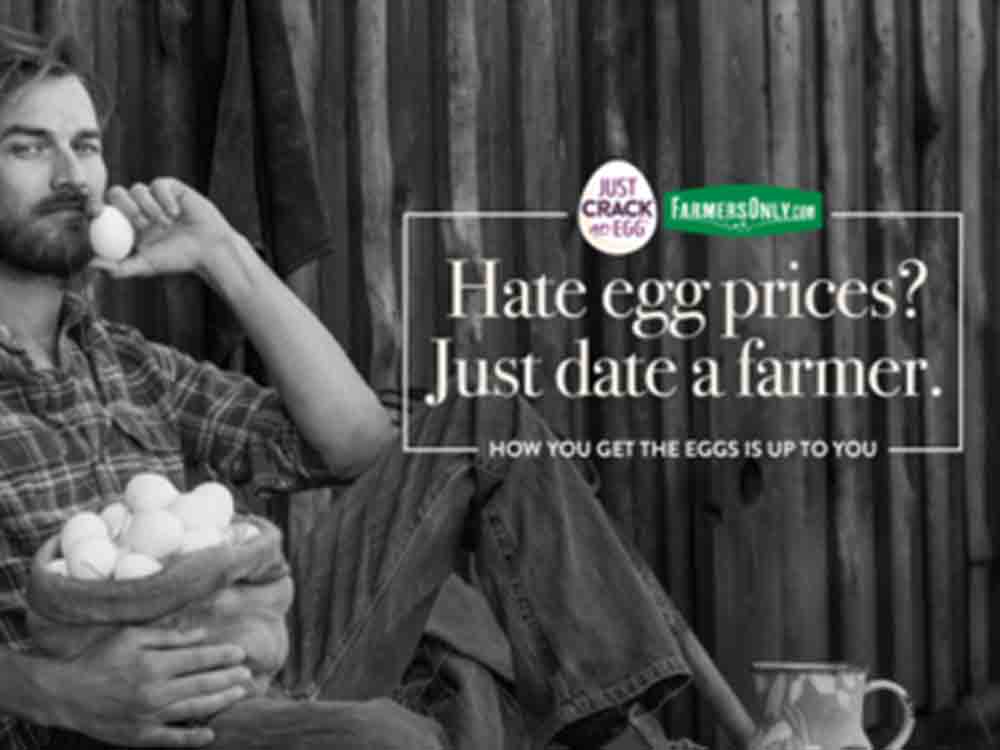 Just Crack an Egg Partners With FarmersOnly.com to Help Solve the Egg Crisis