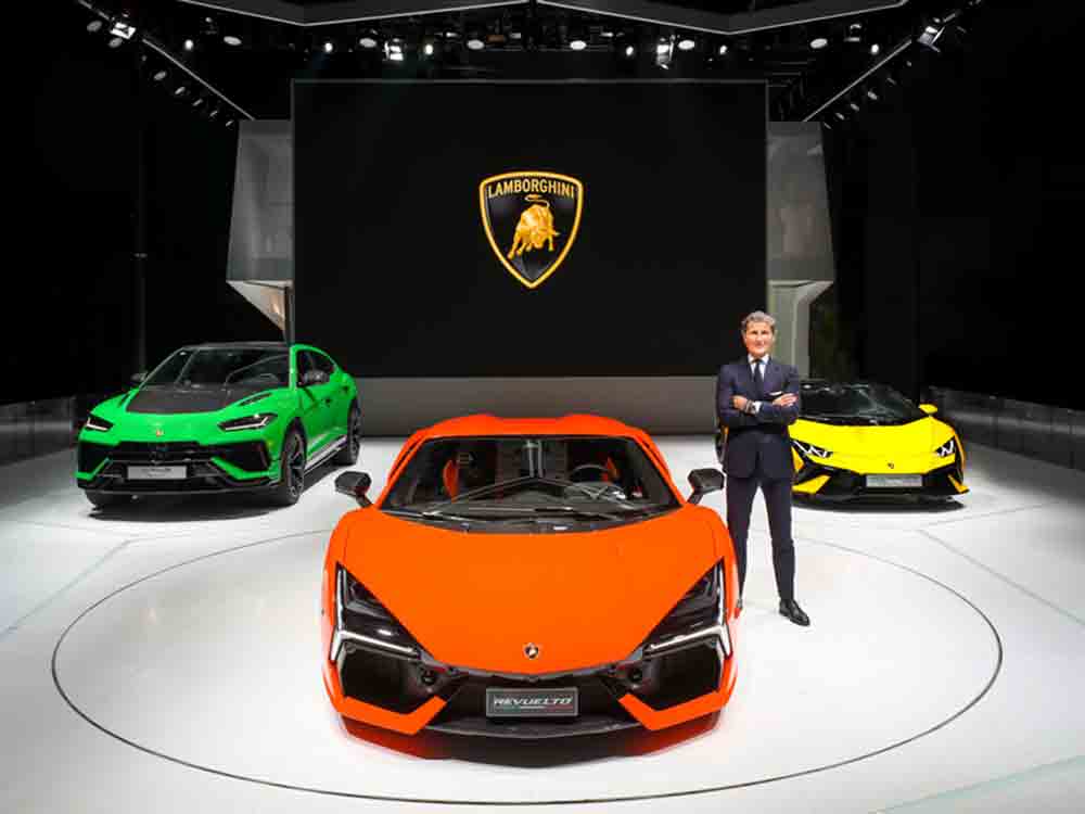 Premiere des Lamborghini Revuelto im Asien Pazifik Raum auf der Auto Shanghai 2023