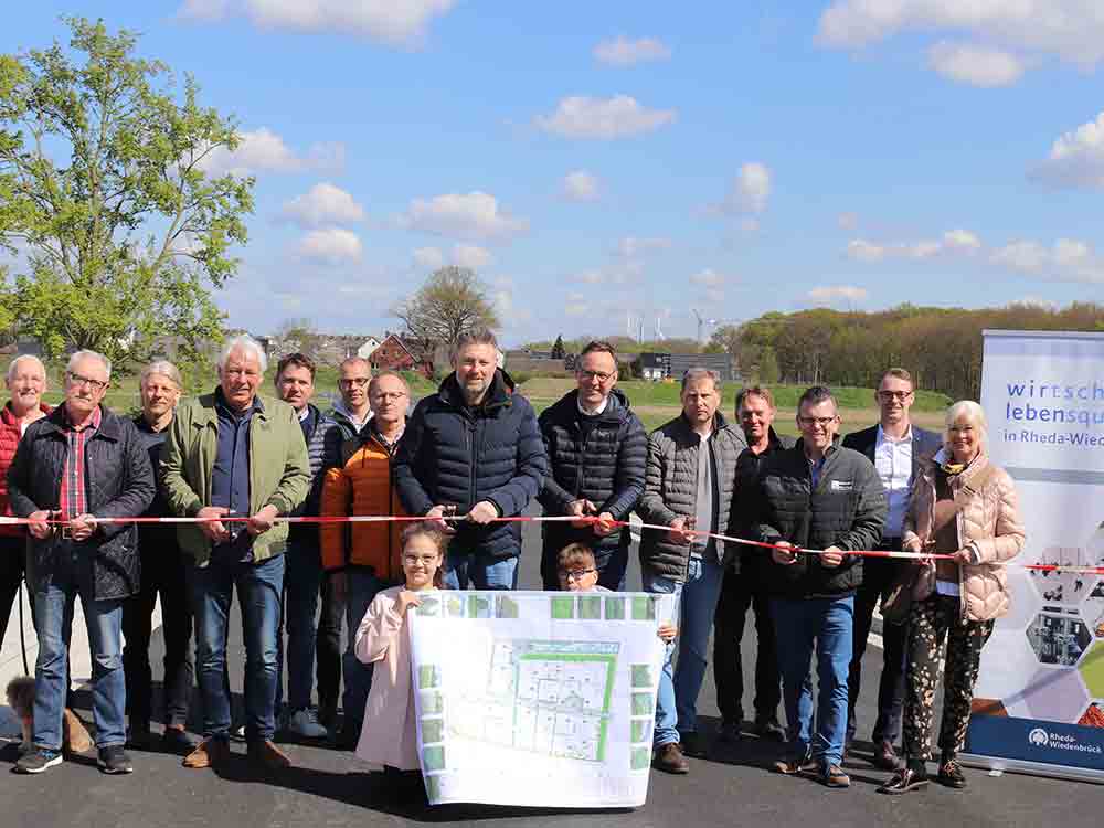 Rheda Wiedenbrück, Erschließung abgeschlossen: Startschuss für das Gewerbegebiet Föhrenweg
