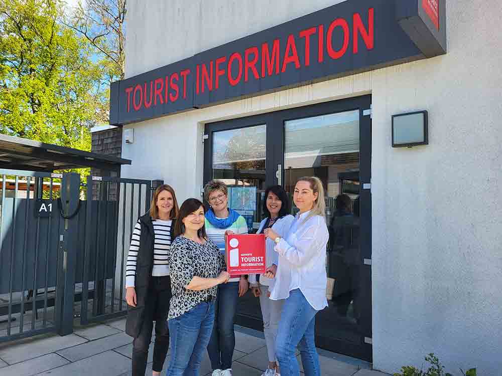 Tourist Information in Bad Lippspringe erneut ausgezeichnet, Deutscher Tourismusverband lobt die hohe Informations-qualität und Servicequalität