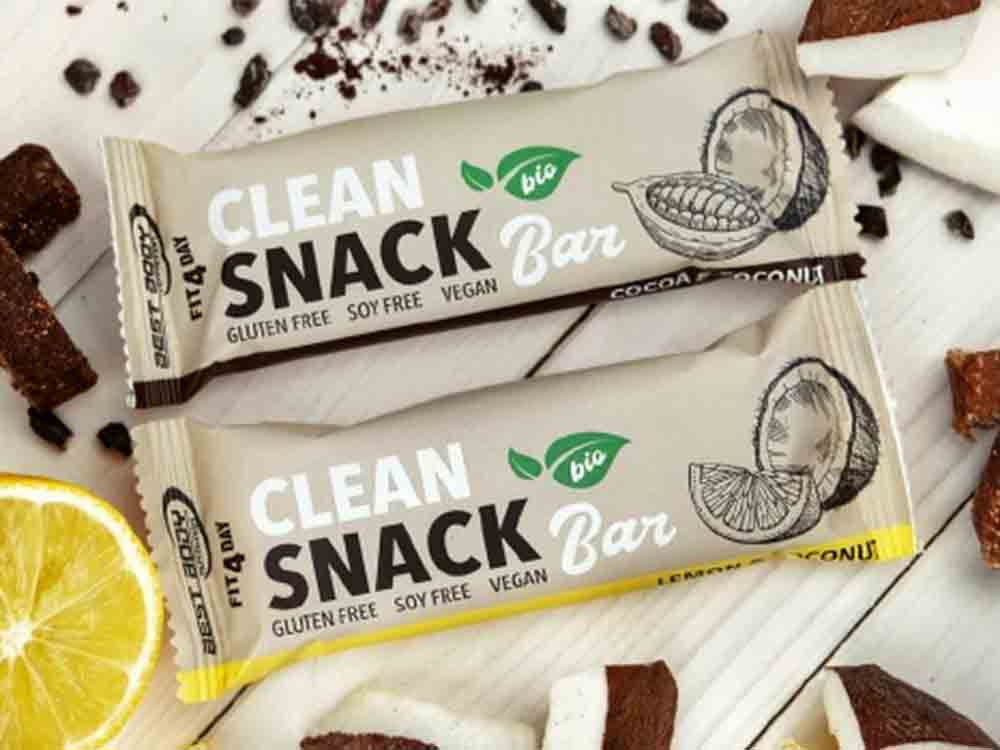 Jetzt neu: Clean Snack Bars von Best Body Nutrition