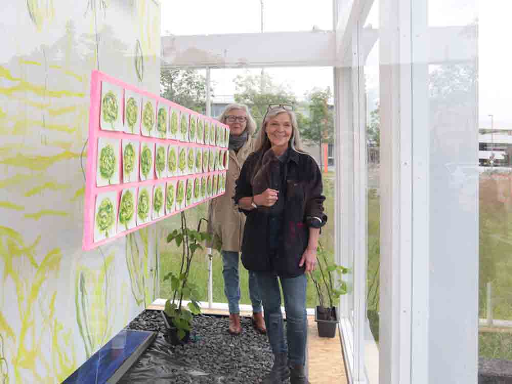 Gütersloh, Gabriela Brass stellt im Kunstpavillon vor dem Kreishaus aus, »Transformation. Back to Nature, Back to Future«, 1. bis 30. Juni 2023