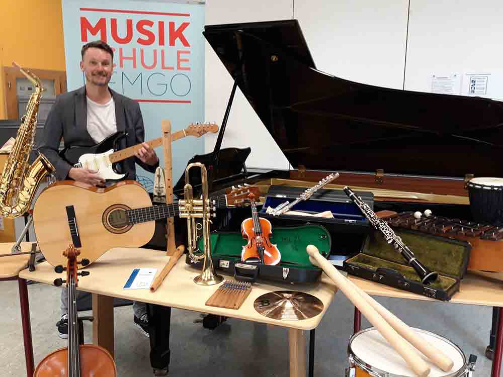 Instrumentenkarussell an der Musikschule Lemgo, 6. bis 27. September 2023