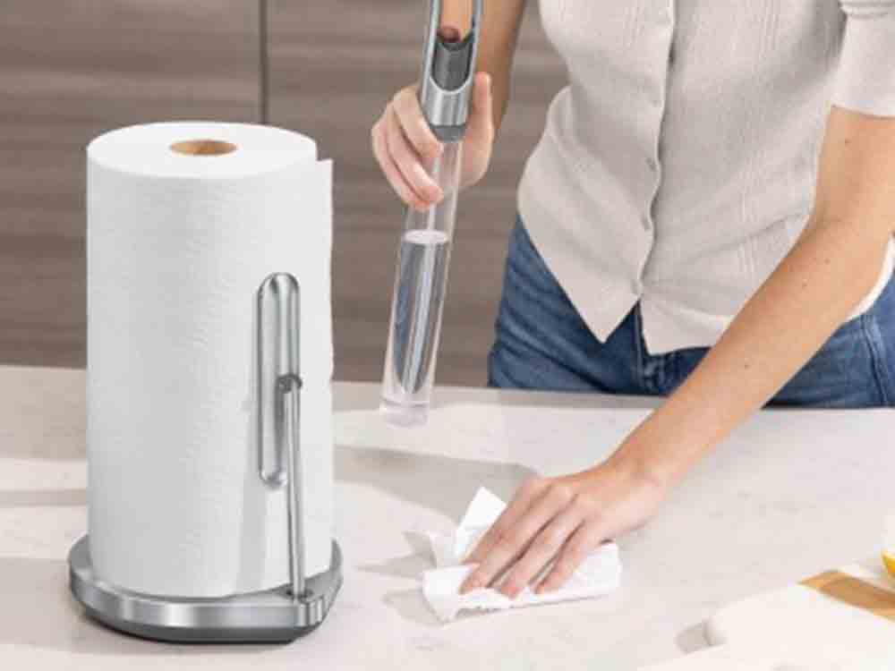 Smarte Simplehuman Reinigungslösung – All in One Küchenrollenhalter