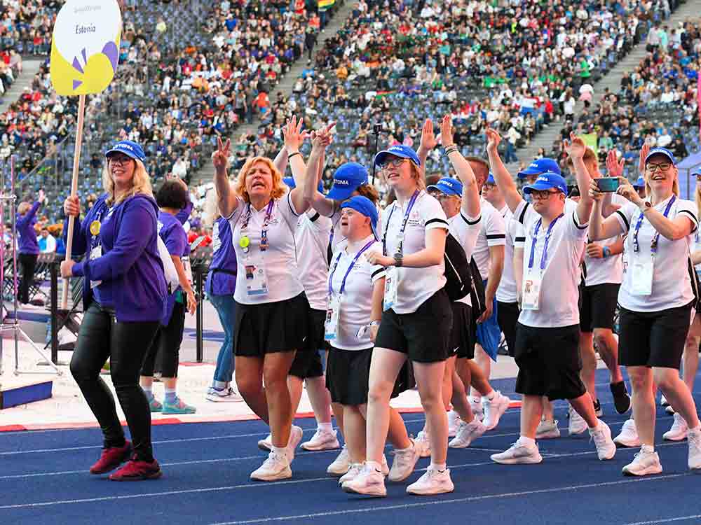 Gütersloh, die Gütsler Gastsportler aus Estland gewinnen bei den Special Olympics 2023 Berlin 37 Medaillen