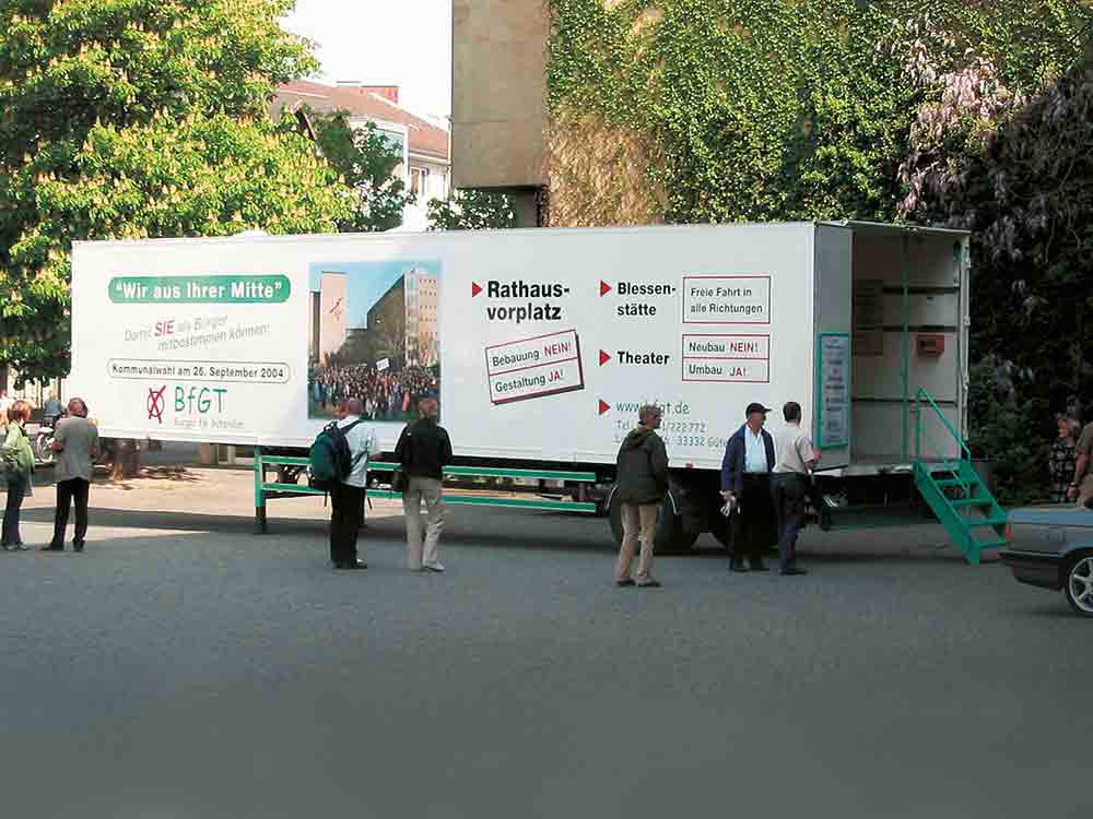 Gütersloh, Wahlkampfauftakt der »Bürger für Gütersloh« (BFGT) 2004
