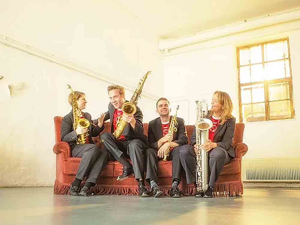Kulturgewächshaus Birkenried, Spritzige und schwungvolle Saxophon Combo am 4. August 2023
