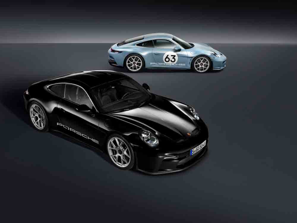 Der neue Porsche 911 S/T: puristisches Sondermodell zum 60. Jubiläum des 911