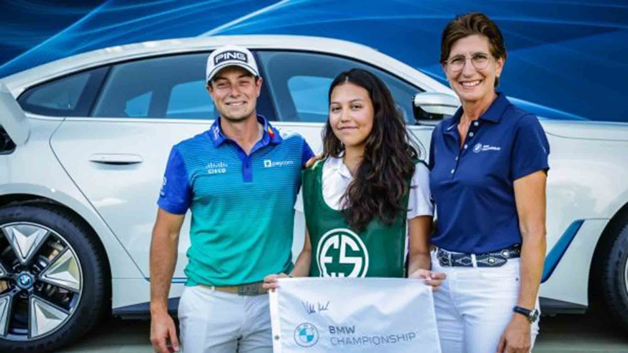 BMW Hole in One Stipendium an Diana Llamas übergeben