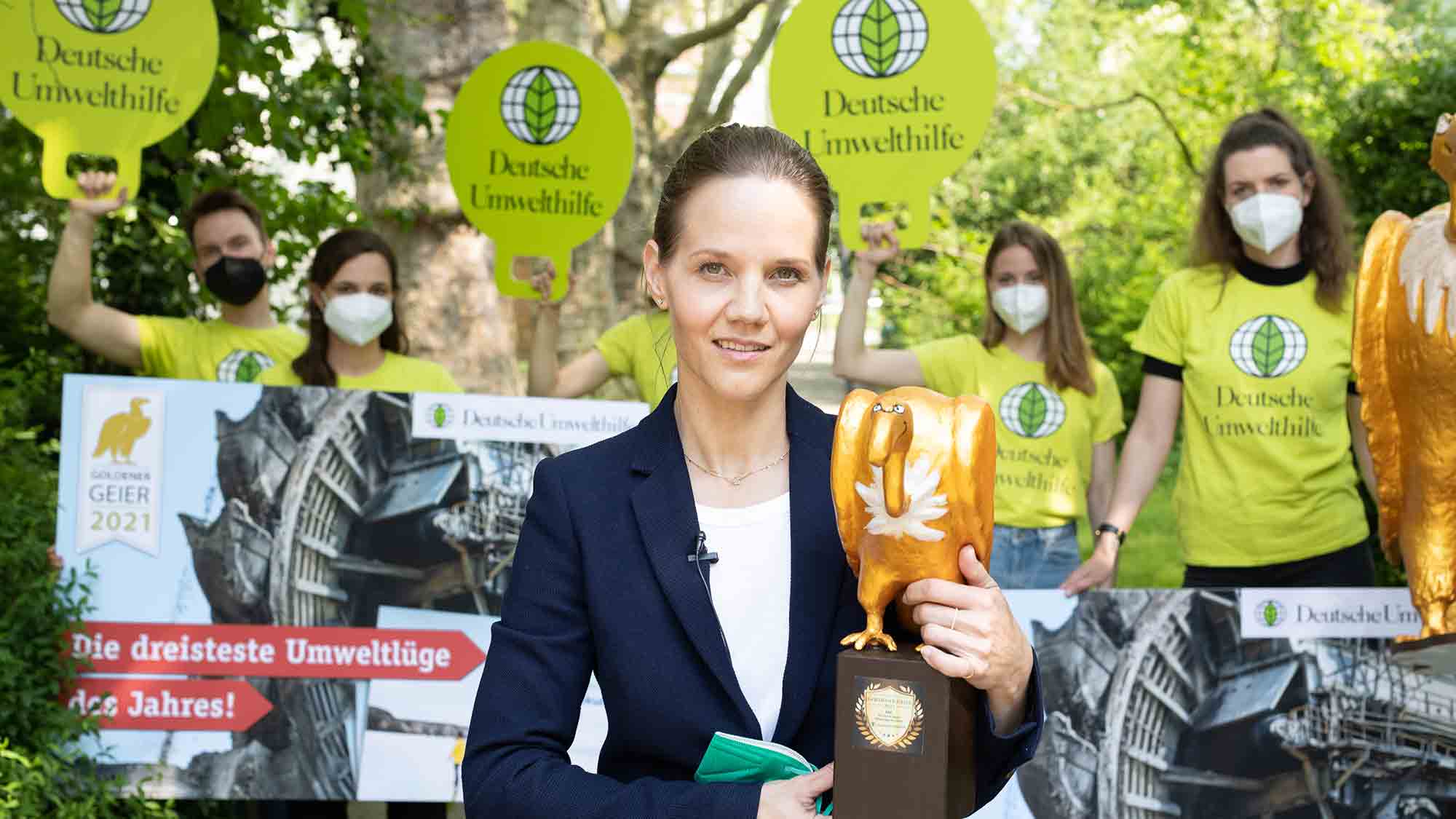 Deutsche Umwelthilfe ruft zur Wahl des Goldenen Geiers 2023 auf: Stimmen Sie über die dreisteste Umweltlüge des Jahres ab