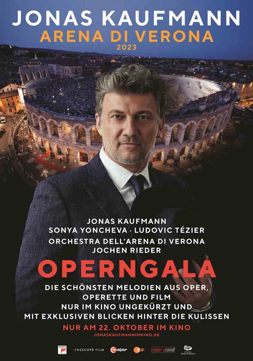 Kino Gütersloh: nur am 22. Oktober 2023 im Kino: Jonas Kaufmann: »Arena di Verona 2023«