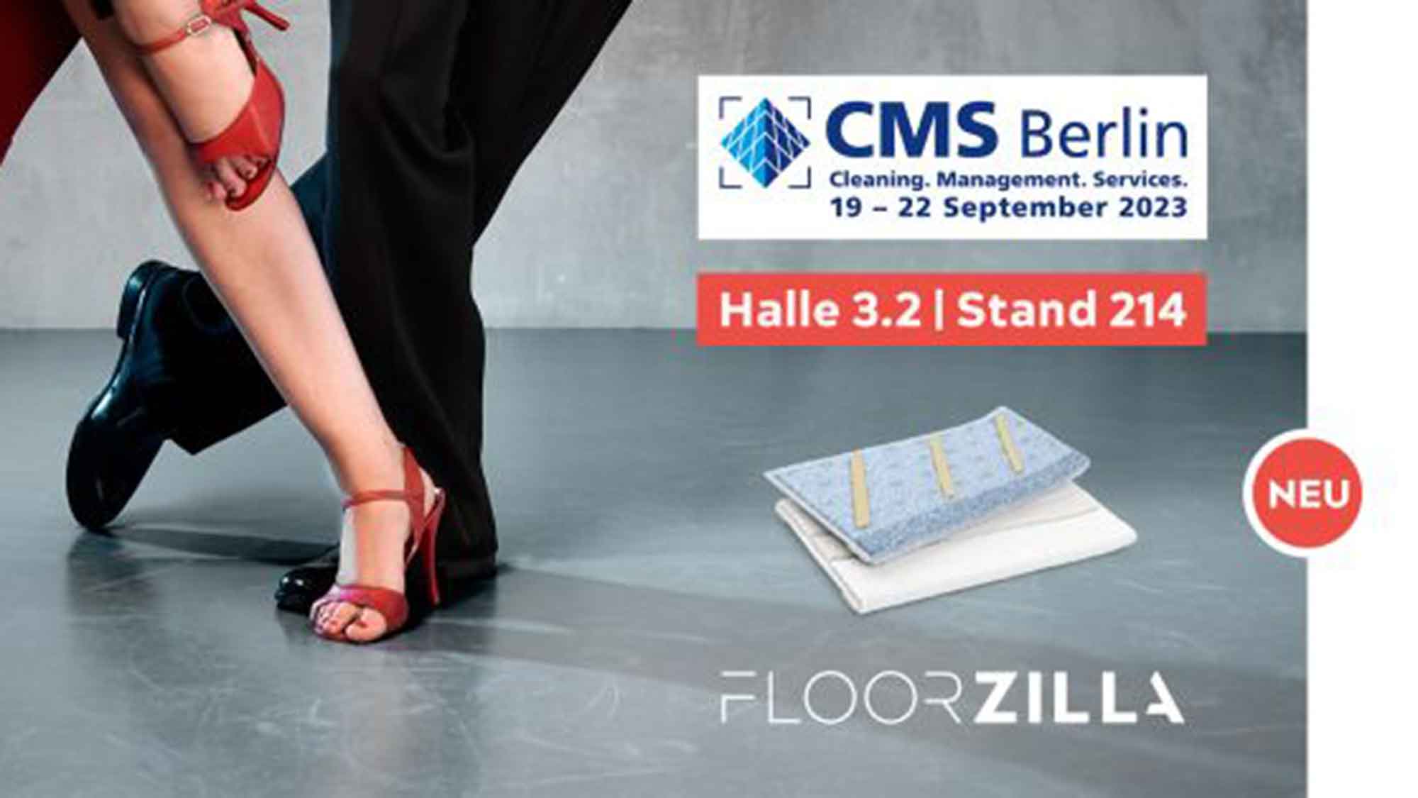FloorZilla präsentiert innovative Reinigungslösungen auf der CMS Messe in Berlin