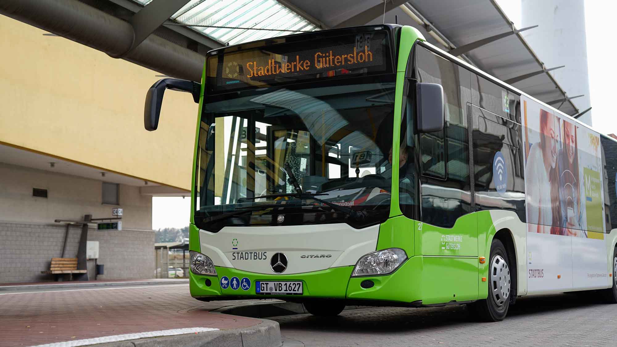 Stadtwerke Gütersloh: Verkaufsoffener Sonntag ist »Stadtbus Tag«: kostenloses Busfahren im gesamten Stadtgebiet