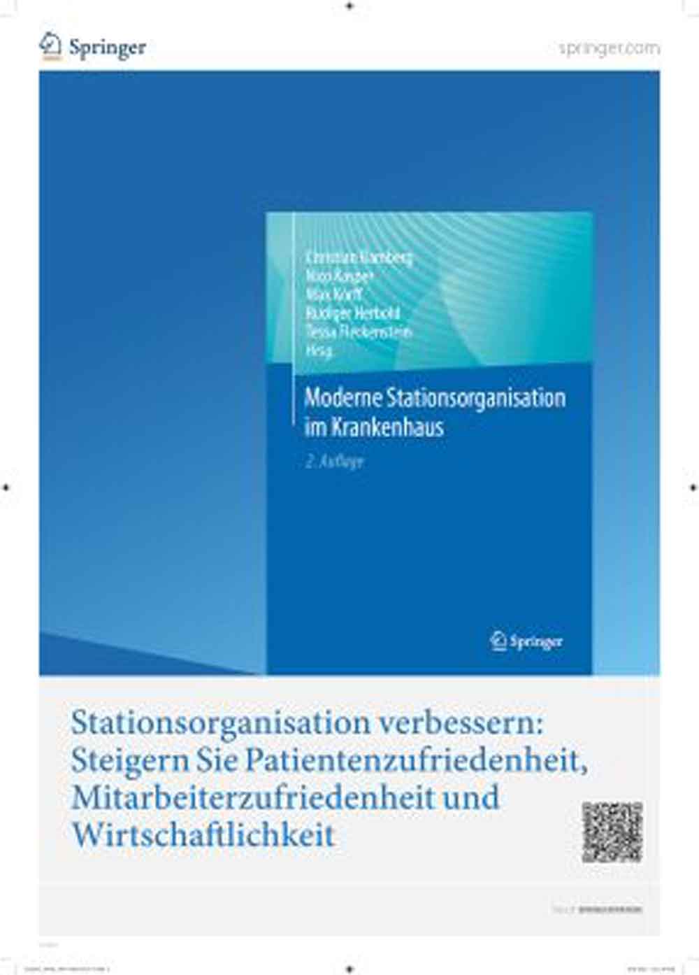 Lesetipps für Gütersloh: Neuauflage des ZEQ Bestsellers »Moderne Stationsorganisation im Krankenhaus«
