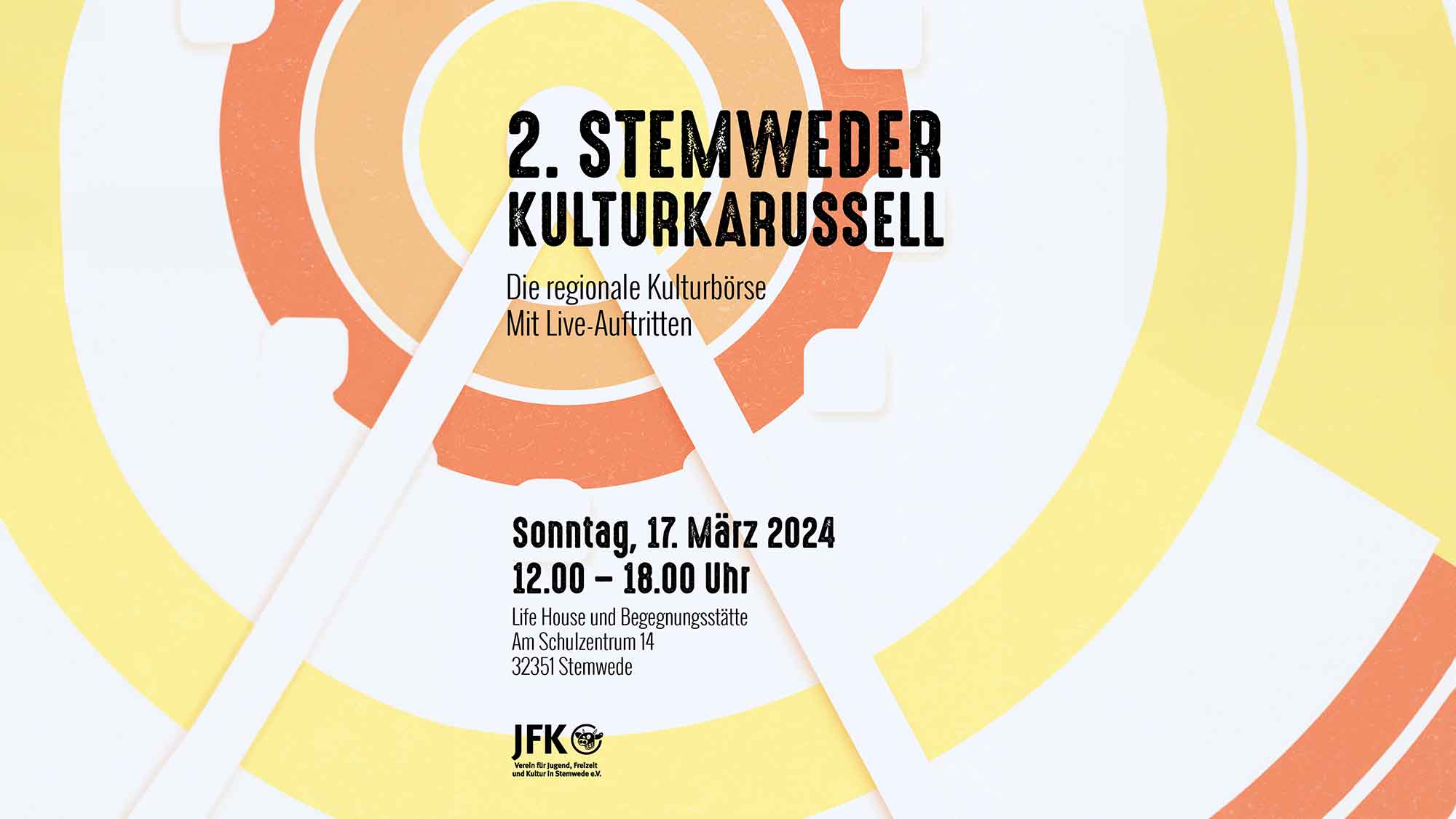 Bewerbung für das 2. Stemweder Kulturkarussell, regionale Kultur und Musikerbörse, 17. März 2024