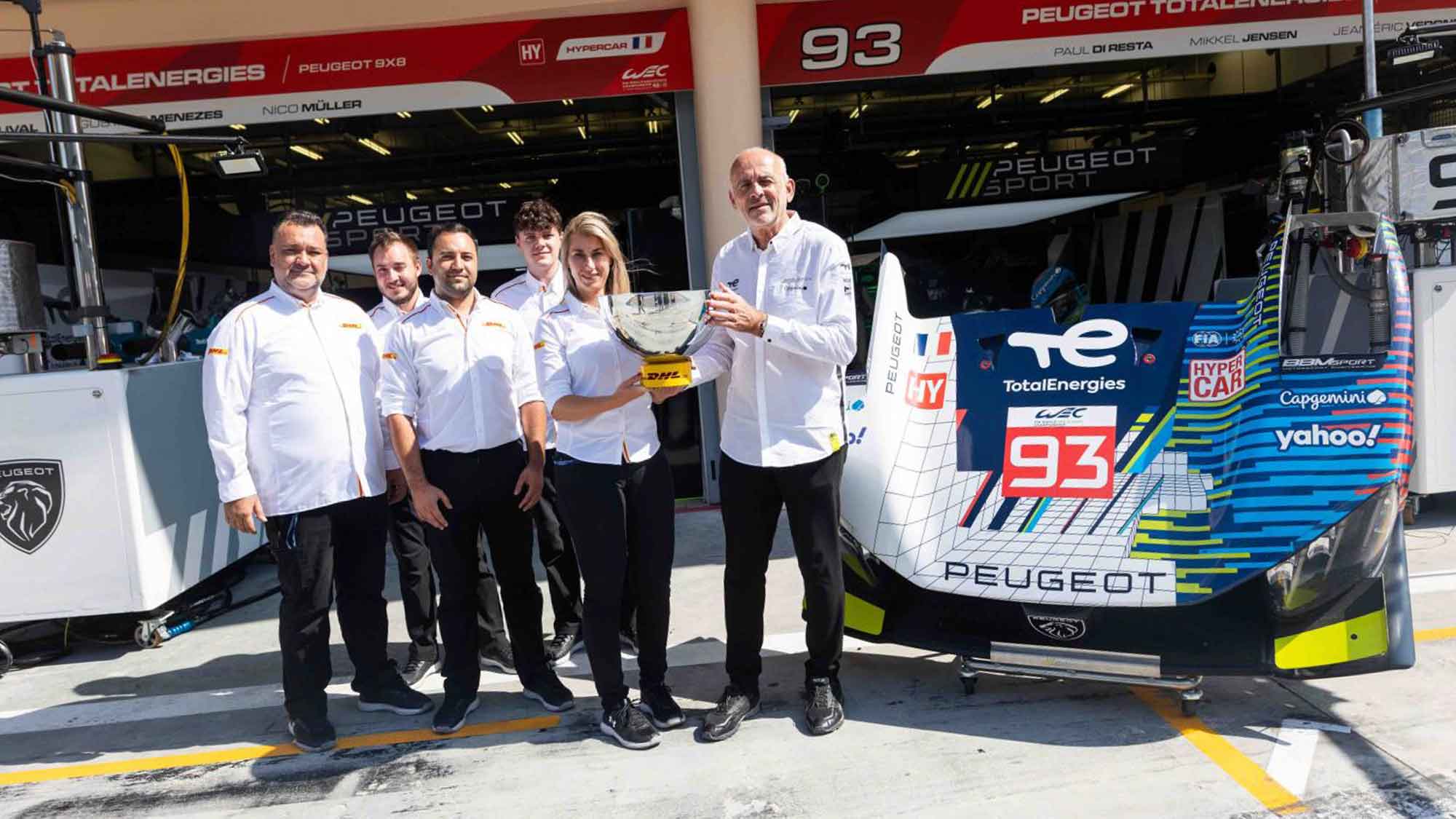 Team Peugeot »TotalEnergies« won the FIA WEC and ACO Low Carbon Impact Award