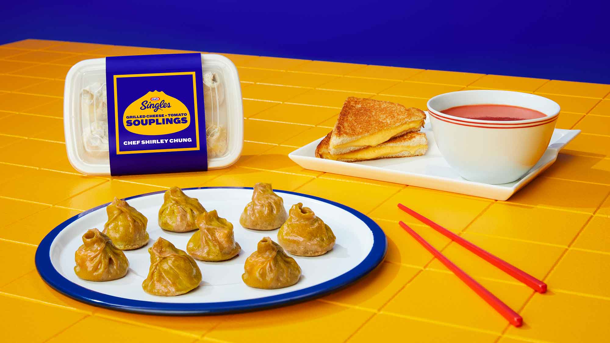 Kraft Singles and Top Chef Finalist Shirley Chung Unveil Souplings: A First of its Kind Grilled Cheese and Tomato Soup Dumpling