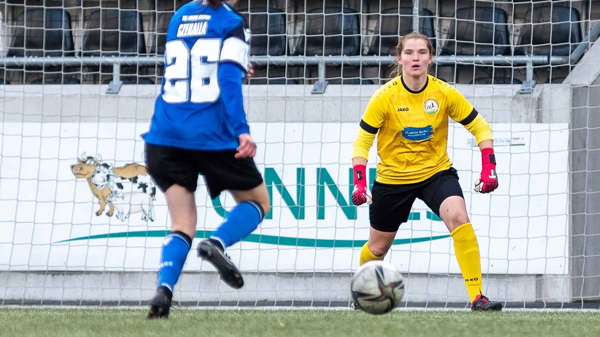 FSV Gütersloh: »Der Fußball«Check  auf Kika – mit FSV Torhüterin Leah Blome